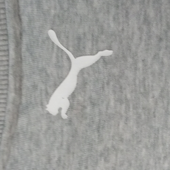 Grey puma women's hoodie.(size L) - Picture 7 of 8
